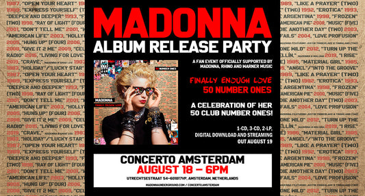 FINALLY ENOUGH LOVE' RELEASE PARTY - AMSTERDAM