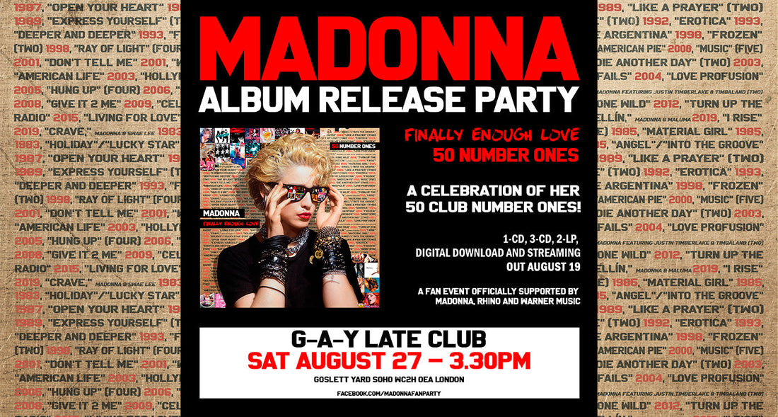 FINALLY ENOUGH LOVE' RELEASE PARTY - LONDON