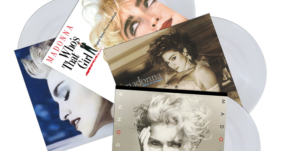 MADONNA’S FIRST FOUR ALBUMS SET FOR RELEASE ON CRYSTAL CLEAR VINYL