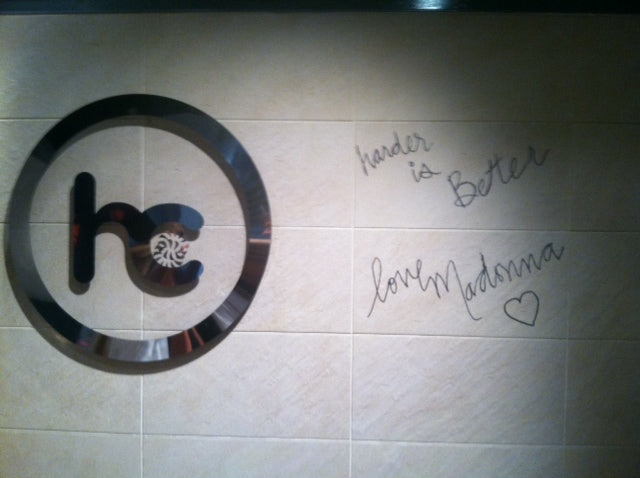 Madonna Visits Hard Candy Fitness Club In Rome