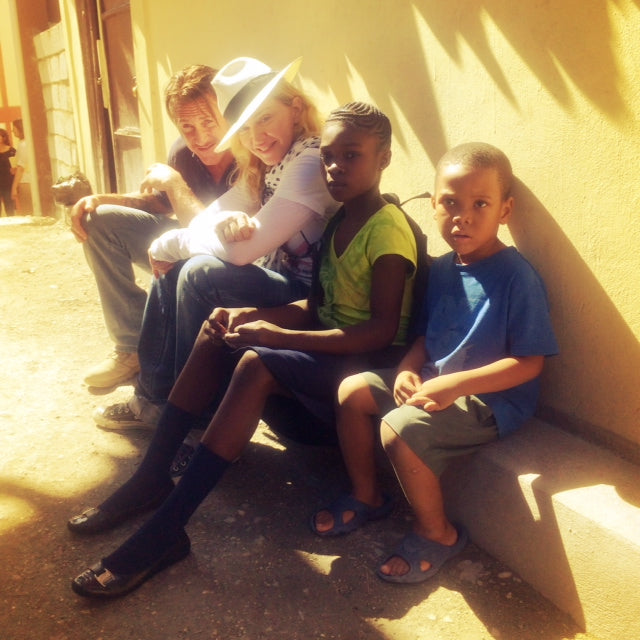 Madonna Visits J/P Haitian Relief Organization In Haiti