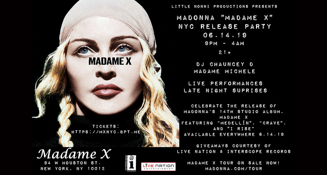 NYC MADAME X RELEASE PARTY - JUNE 14