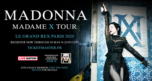 Madame X Tour - Paris show dates unveiled